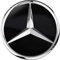 Mercedes-Benz Collection Cache-moyeux | étoile en relief | Noir mat