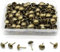 Generic 1 KONAMO 200 Stück Polsternägel Antike Metall Dekorative Tack Polsterung Nägel Runde Heftzwecken Ziernägel Polster für Möbel Sofa Sessel (Kupfer)