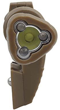 CZMYCBG Tactical Accessories Helmet Light 4 Modes Military Signal Flashlight Compatible with Ops Core ARC Specification Guide Rail Airsoft Helmet Light,Brown