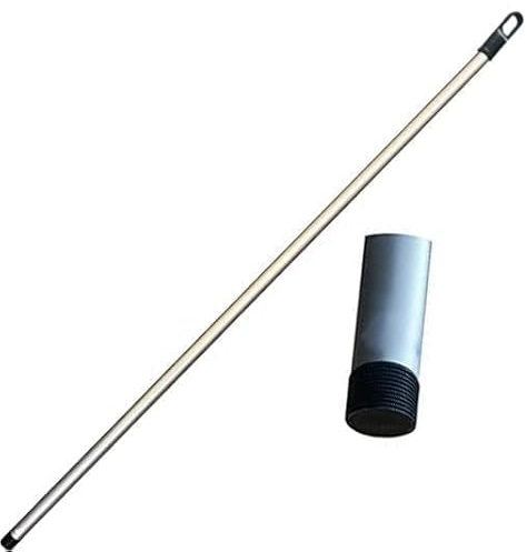 Best House Metal Mop Stick, Broom Handle Replacement, Broom Handle Screw End - 1.2 Metres x 2.2 cm (2 PCS)