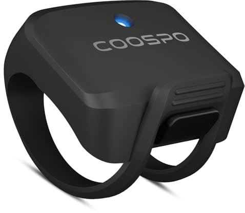 COOSPO BK9S Geschwindigkeitssensor Bluetooth5.0 ANT+, Drahtloser Fahrraddrehzahlsensor RPM Speed Sensor IP67 Wasserdichter Low Energy Technologie, Kompatibel mit Rouvy Zwift Peloton Wahoo