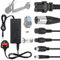 JIZZU 42V 2A Electric Scooter Charger, Mobility Scooter Charger, Hoverboard Adapter, Electric Scooters Fast Chargers With 6 Connections for Balance Scooters, Drifting Board, Unicycle, Electric Bike