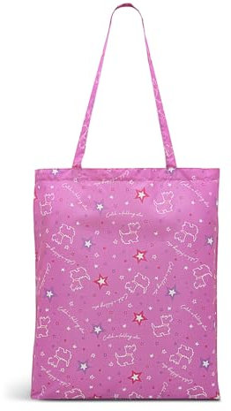 RADLEY London Catch a Falling Star Responsible Foldaway Shopper Tote Bag in Pink
