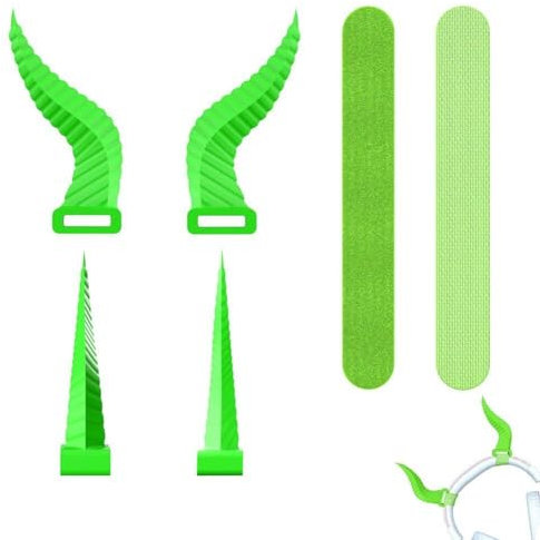 Cool Horns Kopfhöreransatz Verstellbaren Gurten Lustige Gaming Headset Decorlovely Anhaftierbares Zubehör Für Kopfhörer