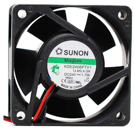 SUNON KDE2406PTV1 6025 6CM 24V 1.7W 2-wire Inverter cooling fan
