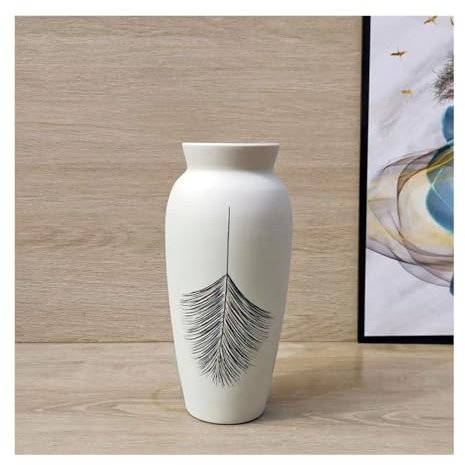 Blumenvasen Porzellan-Blumenständer for den Innenbereich, Keramikvase, for Zuhause, Wohnzimmer, dekorativer Bodenpflanzer, for Zuhause, dekorative Trockenblumen-Arrangement-Bodenvase Vasen für Blumen(