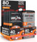 80 Hörgerätebatterien Größe 13 PR48 (Orange) Zink-Luft Hearing Evolution mit Sound Fusion Technologie – 80 Batterien: 40 Udivita + 40 Rayovac
