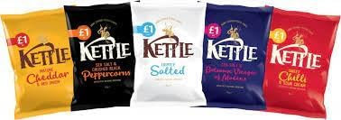 Kettles Chips Mixed Variety Packs 40g Bags Non Pricemarked (72 Bags)