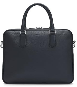 BOSS Herren New Crosstown Doc S. Aktentasche aus italienischem Leder mit charakteristischen Details Schwarz001 Stck