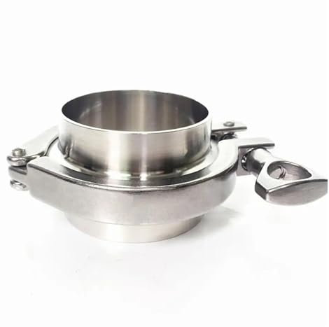 DQFOCPHHAA 1.5 Tri Clamp x 25mm 1 Pipe OD + PTFE Strip SUS304 Fitting Tri-Clamp Union Set