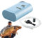 Aquarium Air Pump, USB Portable Bubbler, Quiet Adjustable Oxygen Aerator, Energy Efficient Fish Tank Pump for Hydroponics Pond Shrimp Aquaculture, 2.36 x 1.26 x 3.74 inches