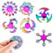 6 EIN Fidget Spinner, Toy Pack Spielzeug Set, Gyro Stress Relief Spirale Twister Anti Angst Geschenke Kinder, Passend Kinder und Erwachsene