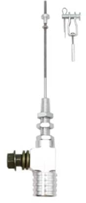 BJNMJDM palancas de embrague de motocicleta Cilindro maestro de embrague hidráulico para motocicleta, bomba de freno, varilla M10 x 1,25 mm, compatible con Honda, Yamaha y Suzuki.(New Silver)