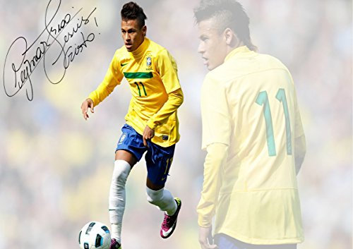 My Little Poster Plakat Neymar Jr Brésil Brasilien Fussball Wand-Kunst
