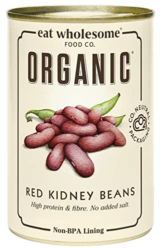 Eat Wholesome Haricots Rouges Bio, 400 g (Lot de 12)