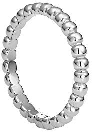 Heideman Ring Damen Globi aus Edelstahl silber farben poliert gold oder rosegold matt Damenring für Frauen mit Perlen als Kugelring silberfarben poliert