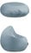 BuBiBag Beanbag Sitzkissen für Kinder & Erwachsene | Bodenkissen in 32 Farben & 3 Größen | Sitzsack für Indoor Outdoor | Wasser- & schmutzabweisend Material (Grau-Kinder)