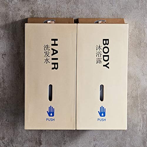 YHSGY Seifenspender Wand-Duschgel-Box Haushalt Bad Hotel Bad Presse Händedesinfektionsmittel Flasche