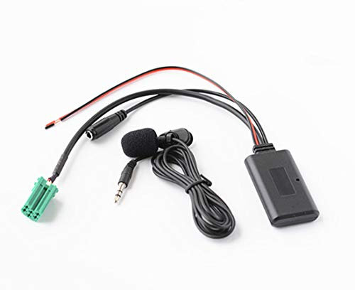Adaptador Bluetooth manos libres compatible para Renault Clio Laguna Megane Espace 2005-11, accesorios de transmisión de música AUX inalámbrico receptor de audio parlante