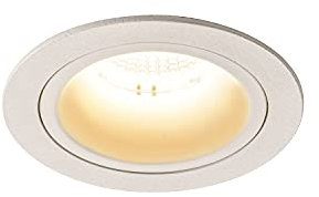 SLV Deckeneinbauleuchte NUMINOS® DL M / LED Spot, Fluter, Deckenstrahler, Deckenleuchte, Einbau-Leuchte, Innen-Beleuchtung / IP20/IP44 3000K 17.55W 1600lm weiß 40Grad