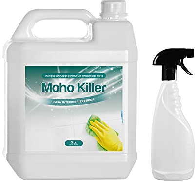 Spray Limpia Moho para paredes, juntas, azulejos, baldosas, baño, suelo, ducha y resto de superficies con humedad/fórmula anti moho quita mancha de humedades limpiador de juntas