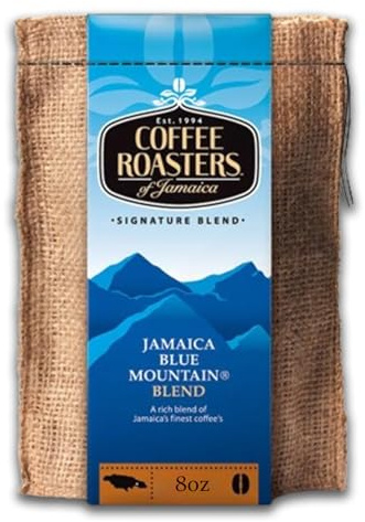Kajal Jamaica Blended Blue Mountain Coffee Rarität mit ausgezeichnetem Aroma und feiner Säure, handgerösteter Pulverkaffee.
