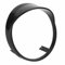 Motorrad Scheinwerfer Zierring Visier, Motorrad Scheinwerfer Abdeckung Blocking Edge Kompatibel mit Vespa GTS 250 300 2018-2021(Schwarz)