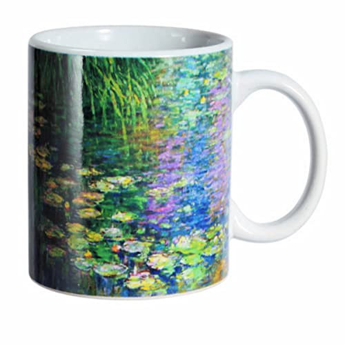 Isideco Tasse Les Nympheas nach Monet, Keramik, Rund, Tasse, 12x10x8,5cm
