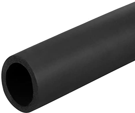sourcing map Rohrleitung Isolierung Schaum Rohr Rückstand Isolierung Rohrleitung 36mm ID 48mm AD 6.6ft Wärmeerhaltung für Handgriff Greifen Unterstützung