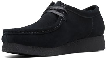 CLARKS Unisex WallabeeEVOSh Shoes, Black SDE, 37 EU