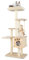 GYMAX Tiragraffi per Gatti, 70 x 50 x 170 cm, Carico 15 kg, Tronchi in Sisal, Cuscino Rimovibile Lavabile, Ideale per Gatti Grandi Adulti (Stile 8)
