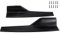 2PC Auto Seitenschweller, Für BMW 5 Series E60 M5 E61 F07 F10 F11 Antikollisions Splitter Diffusor Seitenstufen dekorative Accessoires,A-Black