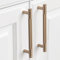 9BUILD 10 Pack 128MM Dark Champagne Bronze Kitchen Cupboard Handles Knurled Cabinet Handles Cabinet Pulls Drawer Handles Kitchen Handles UK0037