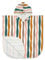 LÄSSIG Splash & Fun Beach Badeponcho mit UV-Schutz (Waves pink/Nature)