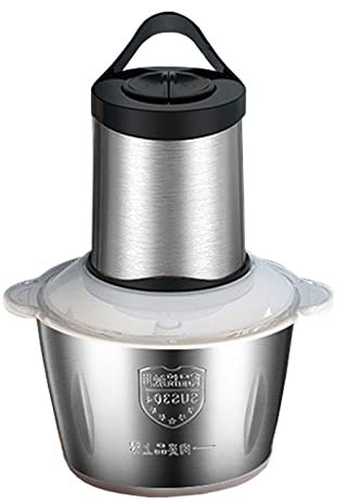 Cortadora De Verduras, Procesador De Alimentos Eléctrico, Picadora De Cebolla Y Carne Para El Hogar Y La Cocina Con Tazón De 2 L Y 4 Cuchillas, Licuadora De 300 W, Verduras, Nueces, Cubitos
