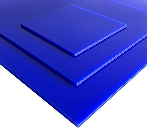 Plaque Acrylique Couleur 3mm. Plaque De Plastique Couleur. Verre Acrylique Couleur 90x90 cm Feuille Acrylique Bleu. Verre Synthétique Teinté. Plaque De Plastique Sur Mesure.