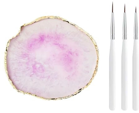 1 Paleta De Colores, 3 Bolígrafos De Manicura, Juego De Herramientas De Manicura, Paleta De Manicura, Herramientas Para Mezclar Colores