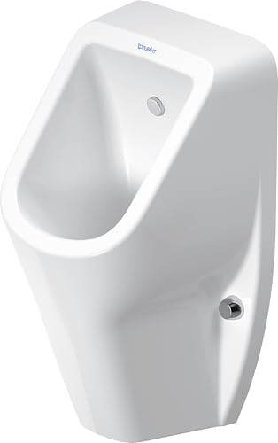 Duravit No.1 Urinal, rimless, Zulauf hinten, inkl. Spüldüse, 305x290mm, weiß, 2819300000, Farbe: Weiß