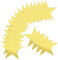 100 Stück 15cm Star Cutouts, Basicon Doppelt bedruckte hängende Papiersterndekorationen Papier Sterne Große Goldene Stern Dekorationen Für Schwarzes Brett Klassenzimmer Wand Party