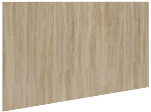 Hovothy Tête de lit en bois Tête de lit Accessoires de lit Décoration de chambre Excellent soutien Meubles de chambre à coucher Confortable et facile d'entretien Chêne Sonoma 160 x 1,5 x 80 cm
