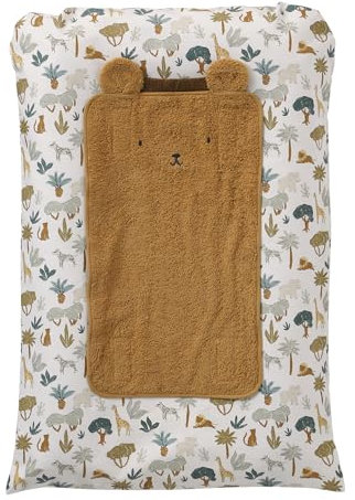 VERTBAUDET Matelas à langer + 2 tapis de change SAVANA multicolore 72X49