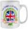 Purple Print House Victory in Europe Day Mug Union Jack Tea Coffee Cup VE Day 80th Anniversary WW2 Memorabilia Keepsake