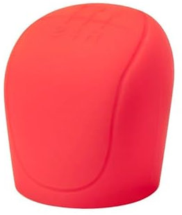 OHTWM Auto Schaltknauf Abdeckung für Nissan Micra (K13) 4. Gen 2010-2017, Boot Hebel Shifter Staub Jacke Getriebe Gangschaltung Griffe Zubehör,A/Red