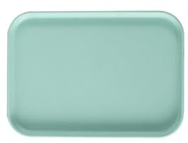 22 * 30.5CM Light Green Plastic Serving Tray Rectangular Decorative Storage Organizer Tray For Hotel,Home,Restaurant Organizer