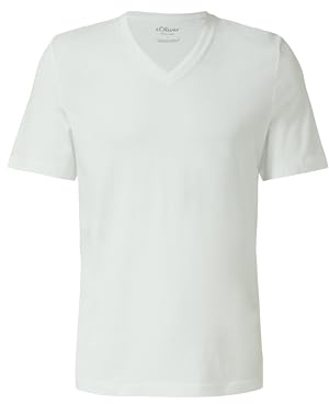 s.Oliver Herren 2172358 T-Shirt mit V-Neck (1er Pack)