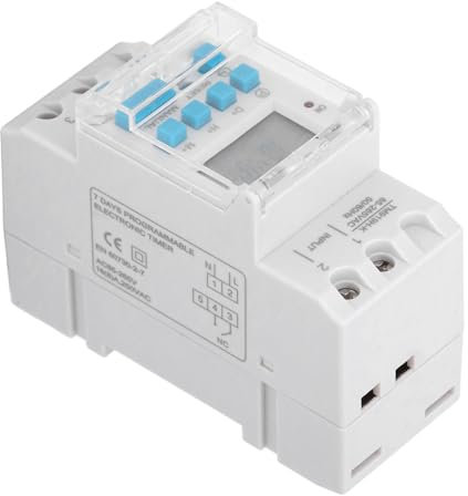 7 Days Timer Switch Programmable LCD Display Automatically Turns On and Off Outdoor Light For Christmas 7 Days Timer Outdoor Light Switch Outlet Christmas