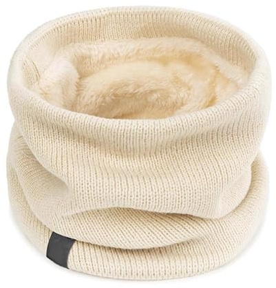 Falafoty Winter Baby Mädchen Jungen Schlauchschal,Warmer Dicker Fleece Flauschig Schal,Winter Halswärmer Loop Schal Rund Winddicht Halstücher Für Kinder Erwachsene Herbst Indoor Outdoor
