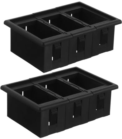 TOYANDONA 2 Stück Kfz Schalterrahmenhalterung aus Abs Schwarz Zuverlässige Montage für Auto und Yacht Vielseitig Einsetzbar mit Elegantem Design