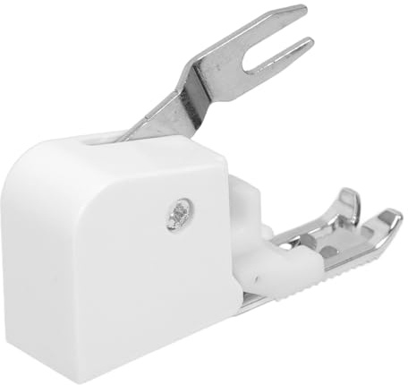 Toyvian Pied de Couture Portable pour Réparations de Vêtements pour Machine à Coudre Pied Ourleur Professionnel en Métal Blanc Mécanisme D'alimentation Rapide