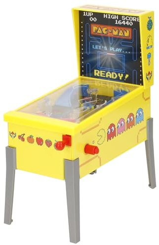 ColorBaby Pac-Man Mini-Tisch-Arcade, Pinball, Lichter und Sound, elektronische Markierung, Premium-Design, offizielle Lizenz, elektronische Brettspiele, Sammlungsspielzeug, Kinder, Erwachsene (77721)